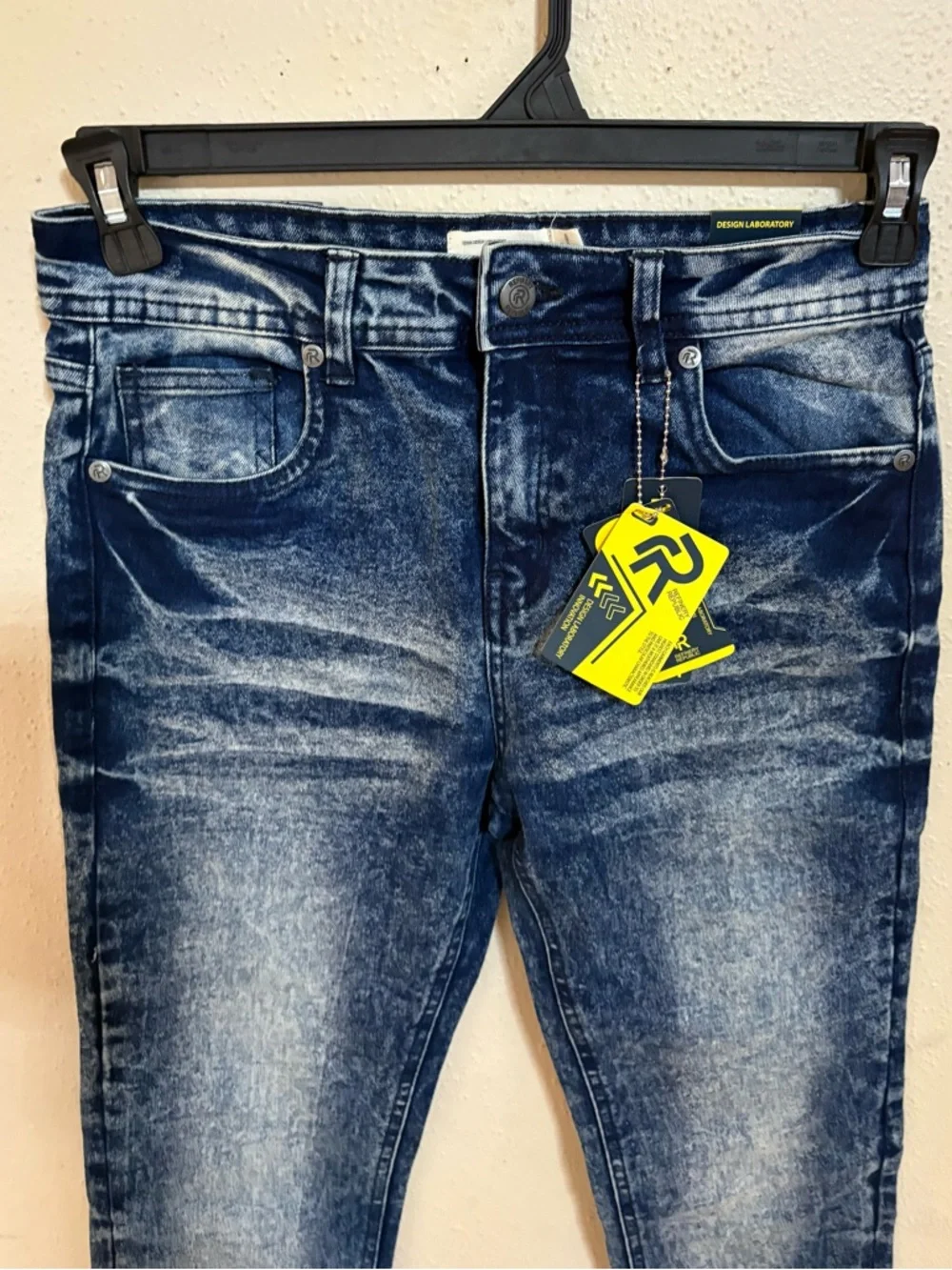 Boys  Washed Blue Jeans - Classic Slim Fit